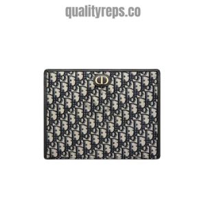 30 Montaigne Pouch Blue Dior Oblique Jacquard DB044 Quality Reps