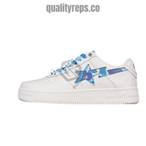 A BATHING APE BapeSta ABC Camo Blue Low Sneakers Quality Reps 1