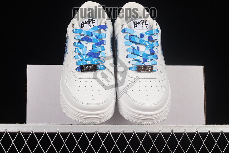 A BATHING APE BapeSta ABC Camo Blue Low Sneakers Quality Reps 6