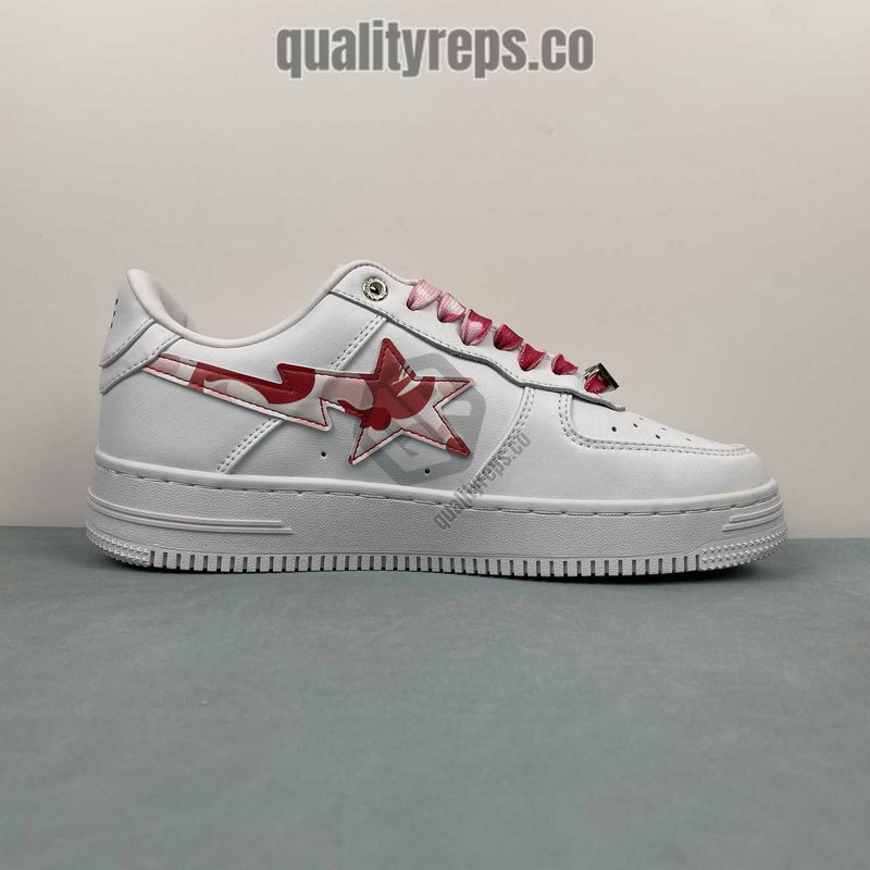 A BATHING APE BapeSta ABC Camo Pink Low Sneakers Quality Reps 3