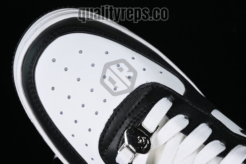 A BATHING APE BapeSta Black White Low Quality Reps 8
