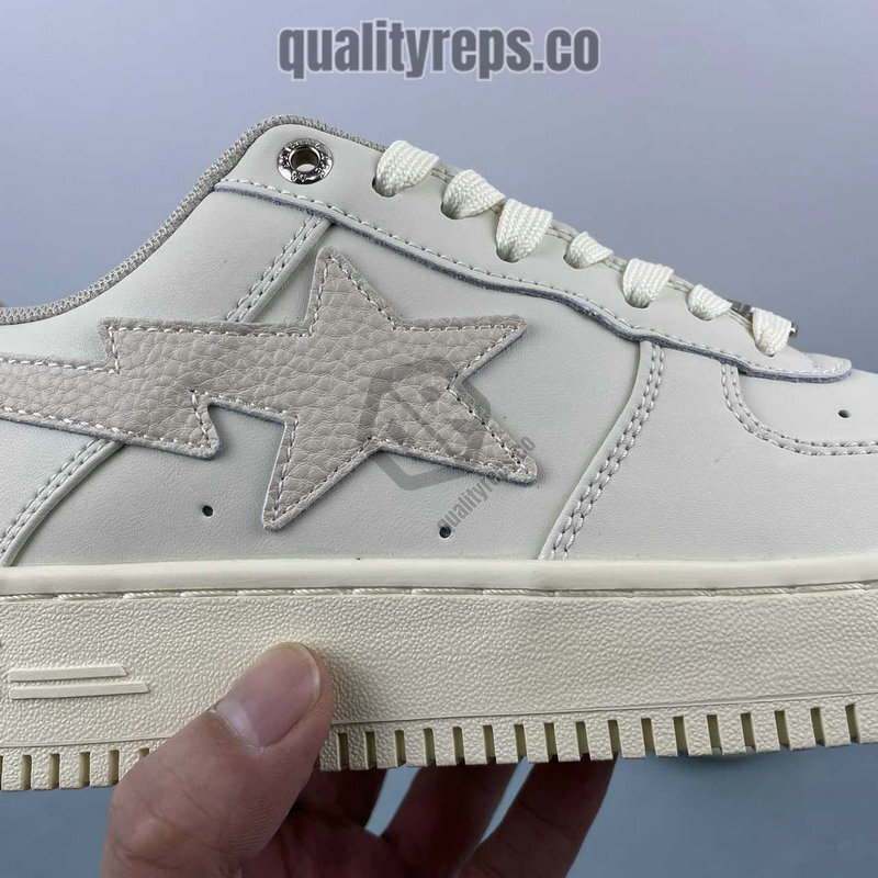 A BATHING APE BapeSta Khaki Low Sneakers Quality Reps 8