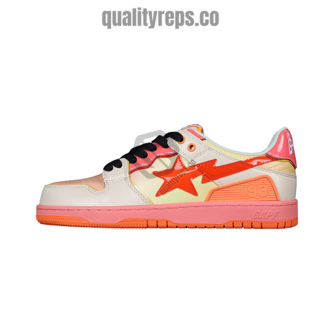A BATHING APE Sk8 Sta M1 Orange Quality Reps 1