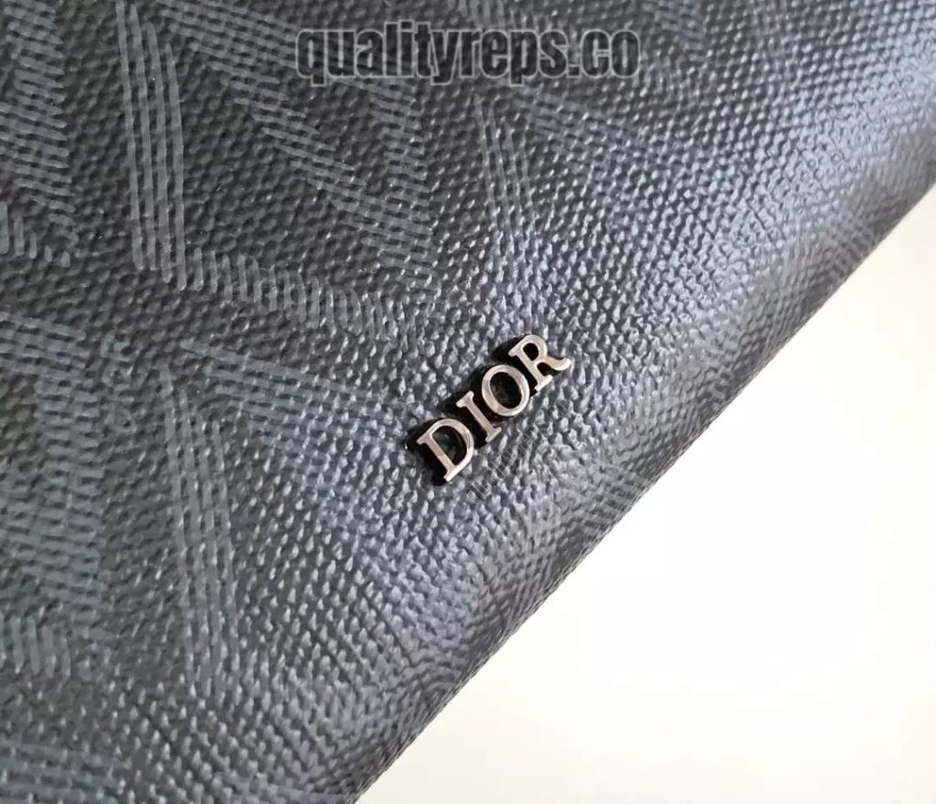 A5 Triangle Pouch Black CD Diamond Canvas Quality Reps