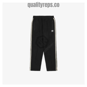 Adidas Trefoil Waffle Textured Track Pants Black Quality Reps