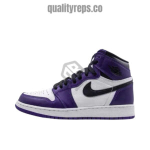 Air Jordan 1 High Court Purple White Quality Reps 1