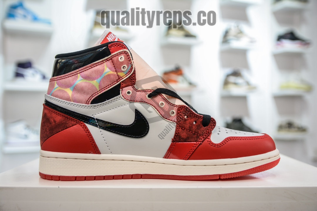 Air Jordan 1 High OG Spider Man Across the Spider Verse Quality Reps 4