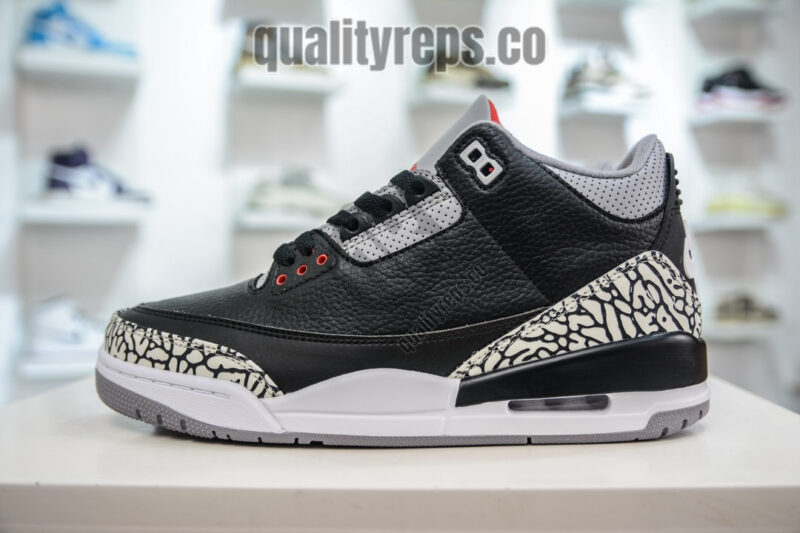 Air Jordan 3 Black Cement Quality Reps 2