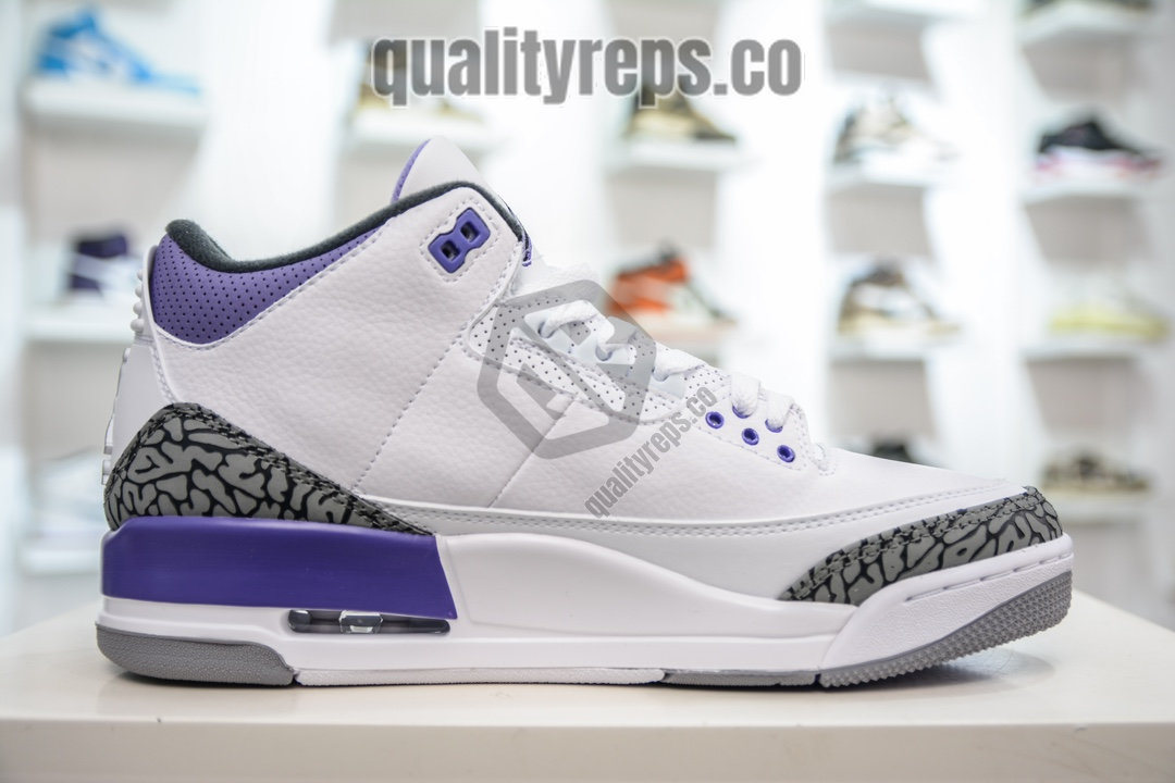 Air Jordan 3 Dark Iris Quality Reps 4