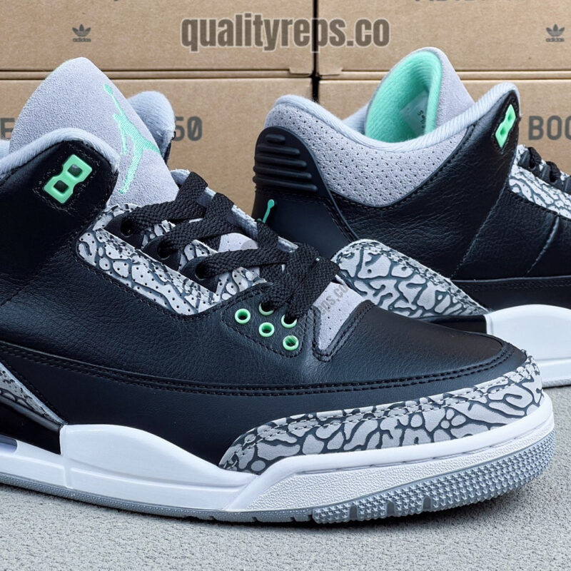 Air Jordan 3 Green Glow Quality Reps 7