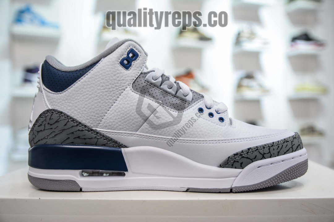 Air Jordan 3 Midnight Navy Quality Reps 4