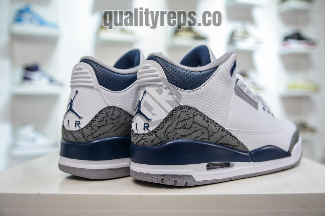 Air Jordan 3 Midnight Navy Quality Reps 7