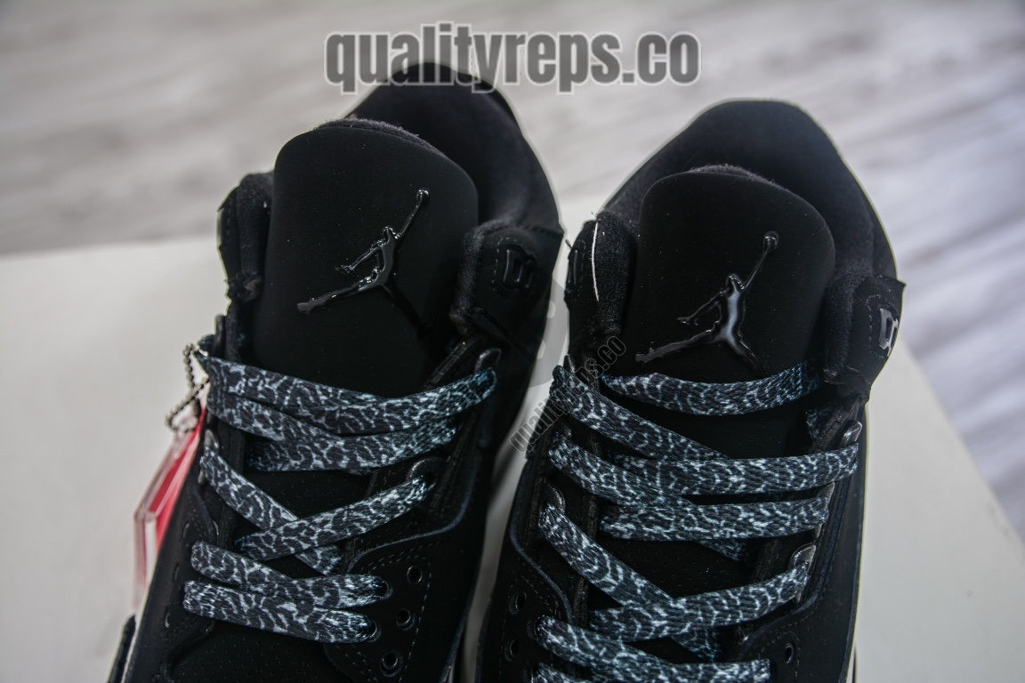 Air Jordan 3 Retro Black Cat Quality Reps 10
