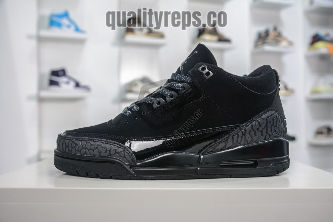 Air Jordan 3 Retro Black Cat Quality Reps 2