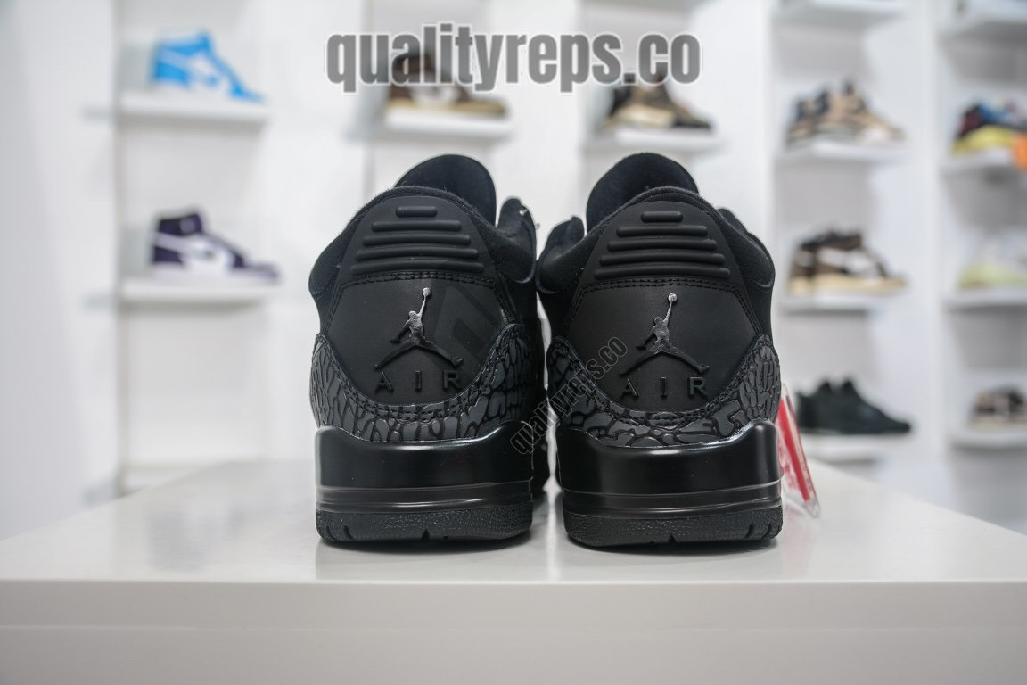 Air Jordan 3 Retro Black Cat Quality Reps 3