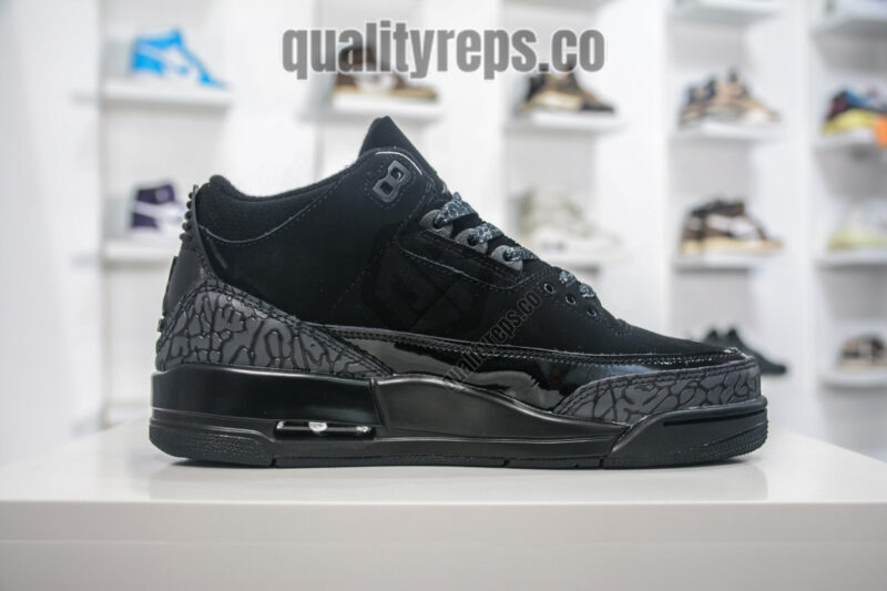 Air Jordan 3 Retro Black Cat Quality Reps 4