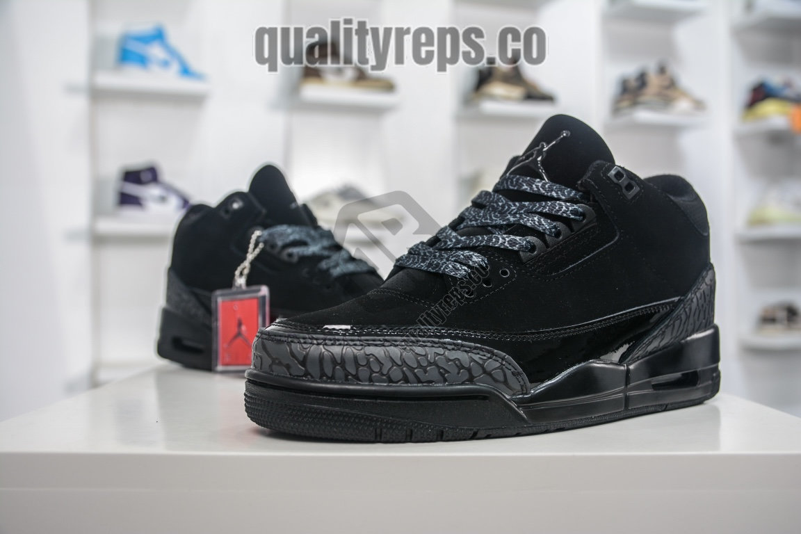 Air Jordan 3 Retro Black Cat Quality Reps 5
