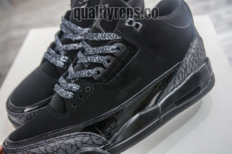 Air Jordan 3 Retro Black Cat Quality Reps 8