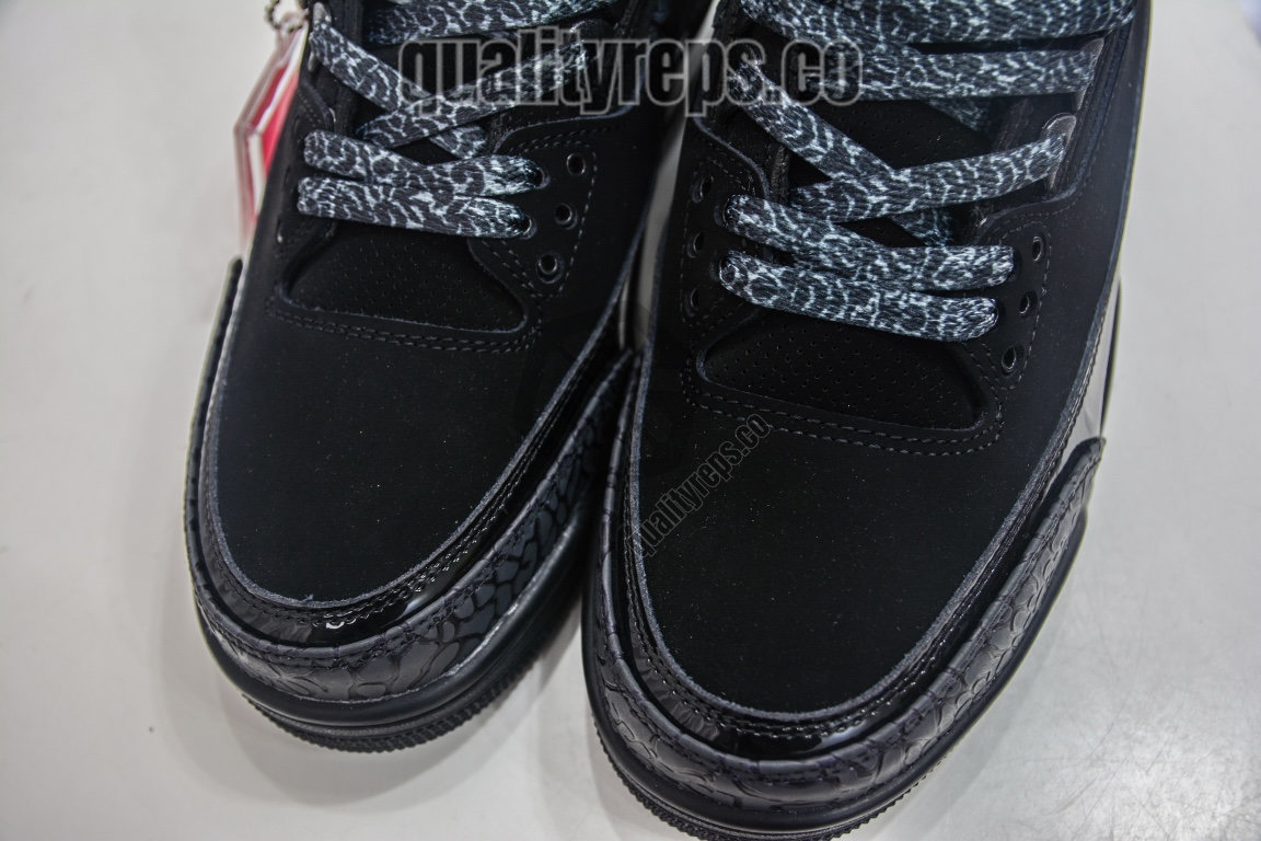 Air Jordan 3 Retro Black Cat Quality Reps 9