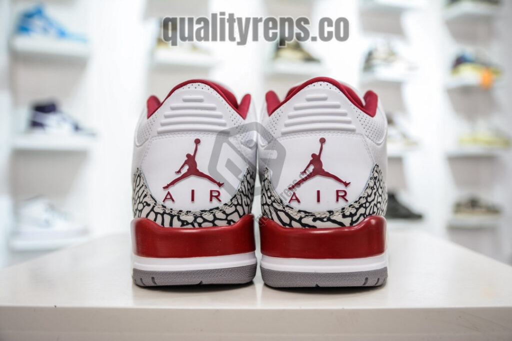 Air Jordan 3 Retro Cardinal Red Quality Reps 3