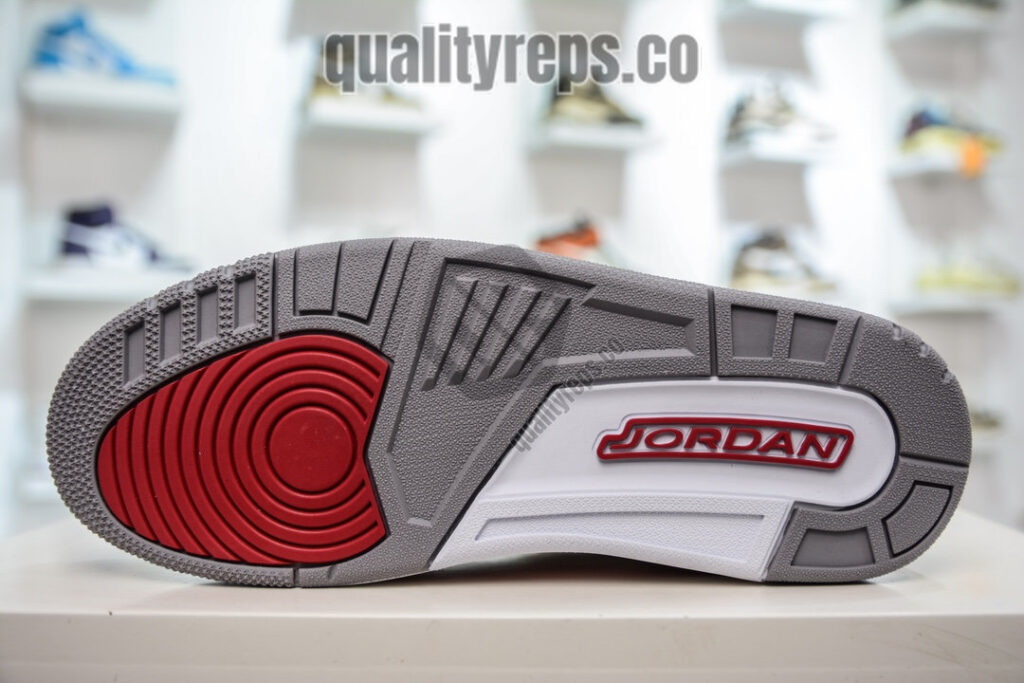 Air Jordan 3 Retro Cardinal Red Quality Reps 6