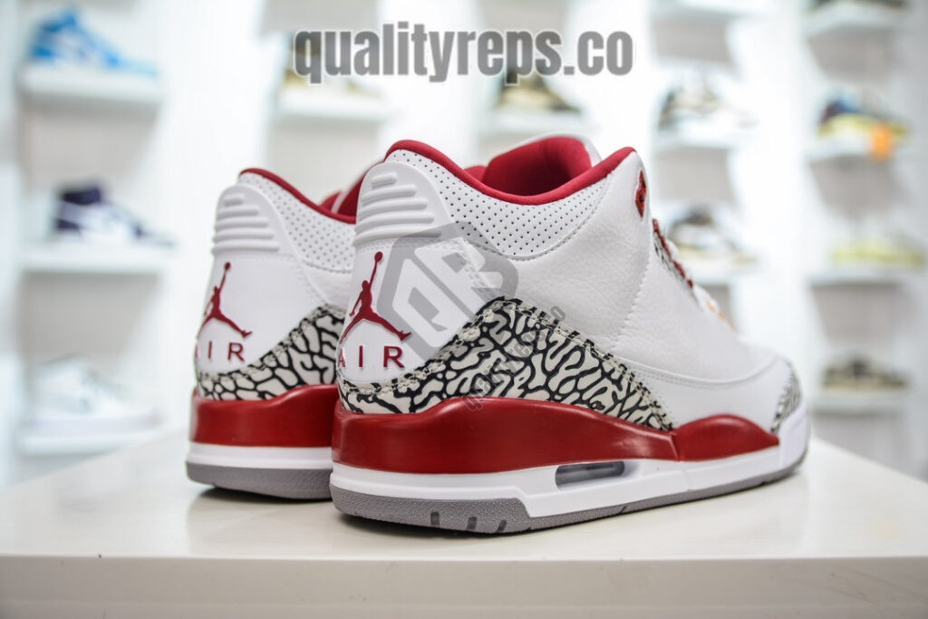 Air Jordan 3 Retro Cardinal Red Quality Reps 7