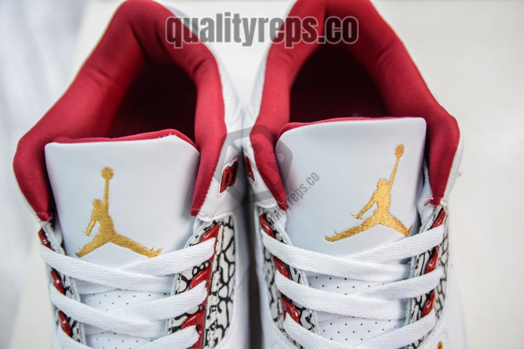 Air Jordan 3 Retro Cardinal Red Quality Reps 9