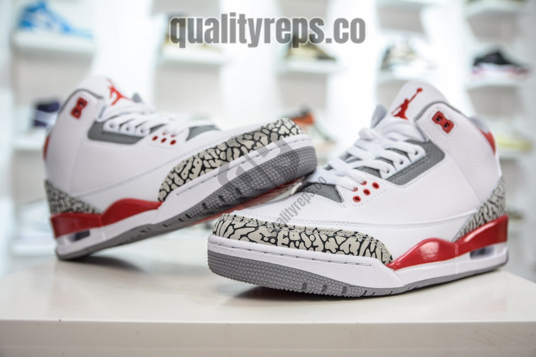 Air Jordan 3 Retro Fire Red 2022 Quality Reps 5