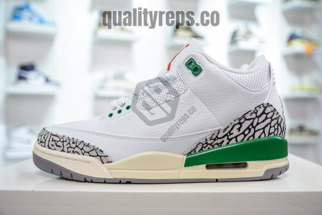 Air Jordan 3 Retro Lucky Green Quality Reps 2