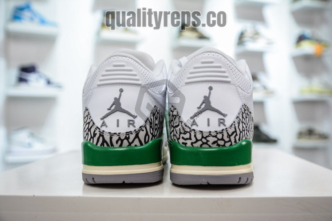 Air Jordan 3 Retro Lucky Green Quality Reps 3