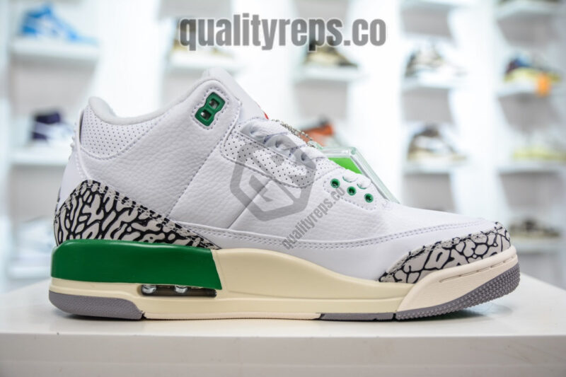 Air Jordan 3 Retro Lucky Green Quality Reps 4