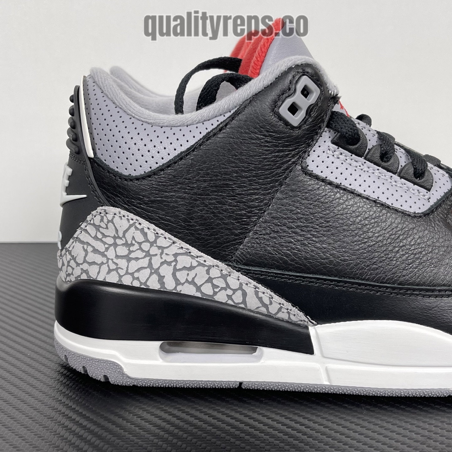 Air Jordan 3 Retro OG Black Cement 2024 Quality Reps 4