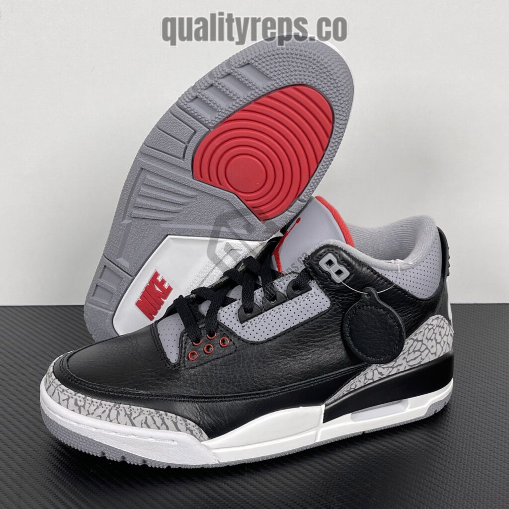 Air Jordan 3 Retro OG Black Cement 2024 Quality Reps 7