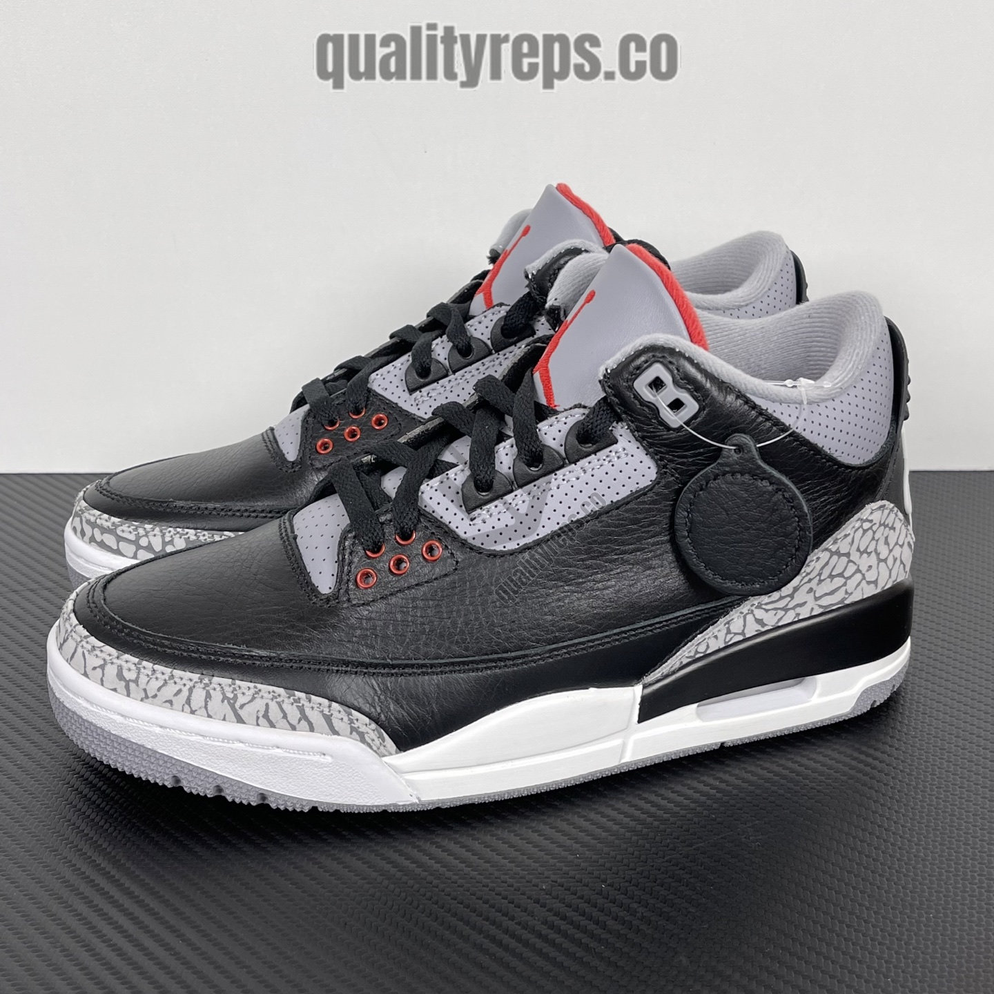 Air Jordan 3 Retro OG Black Cement 2024 Quality Reps 8