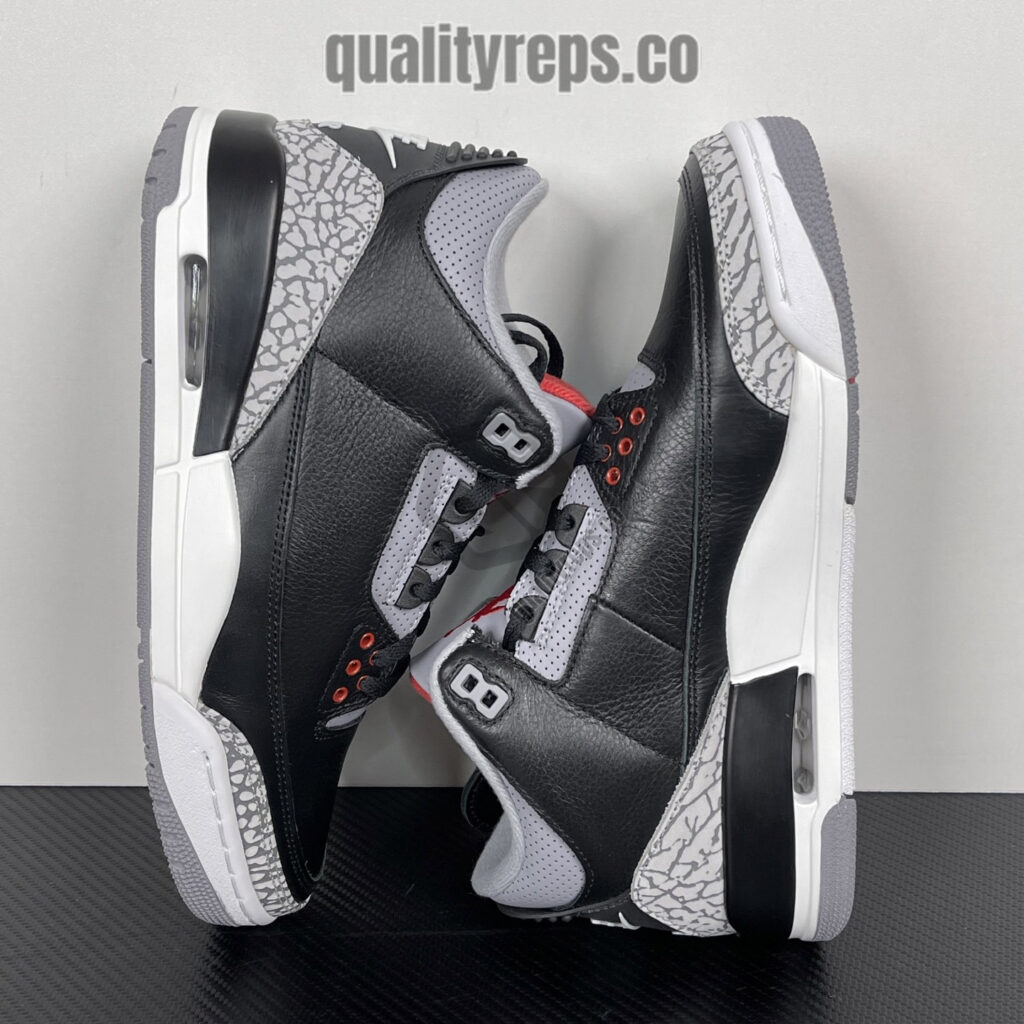 Air Jordan 3 Retro OG Black Cement 2024 Quality Reps 9