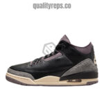 Air Jordan 3 Retro OG SP A Ma Maniére Black Violet Ore Quality Reps 1