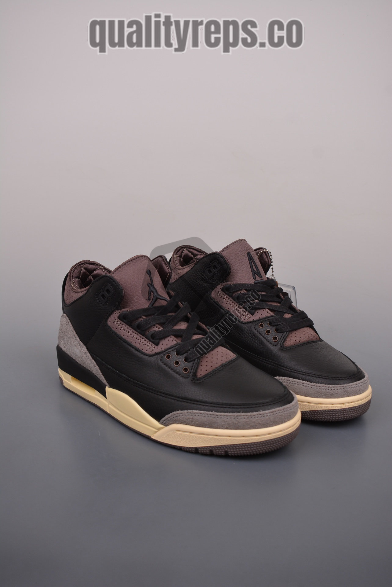 Air Jordan 3 Retro OG SP A Ma Maniére Black Violet Ore Quality Reps 2