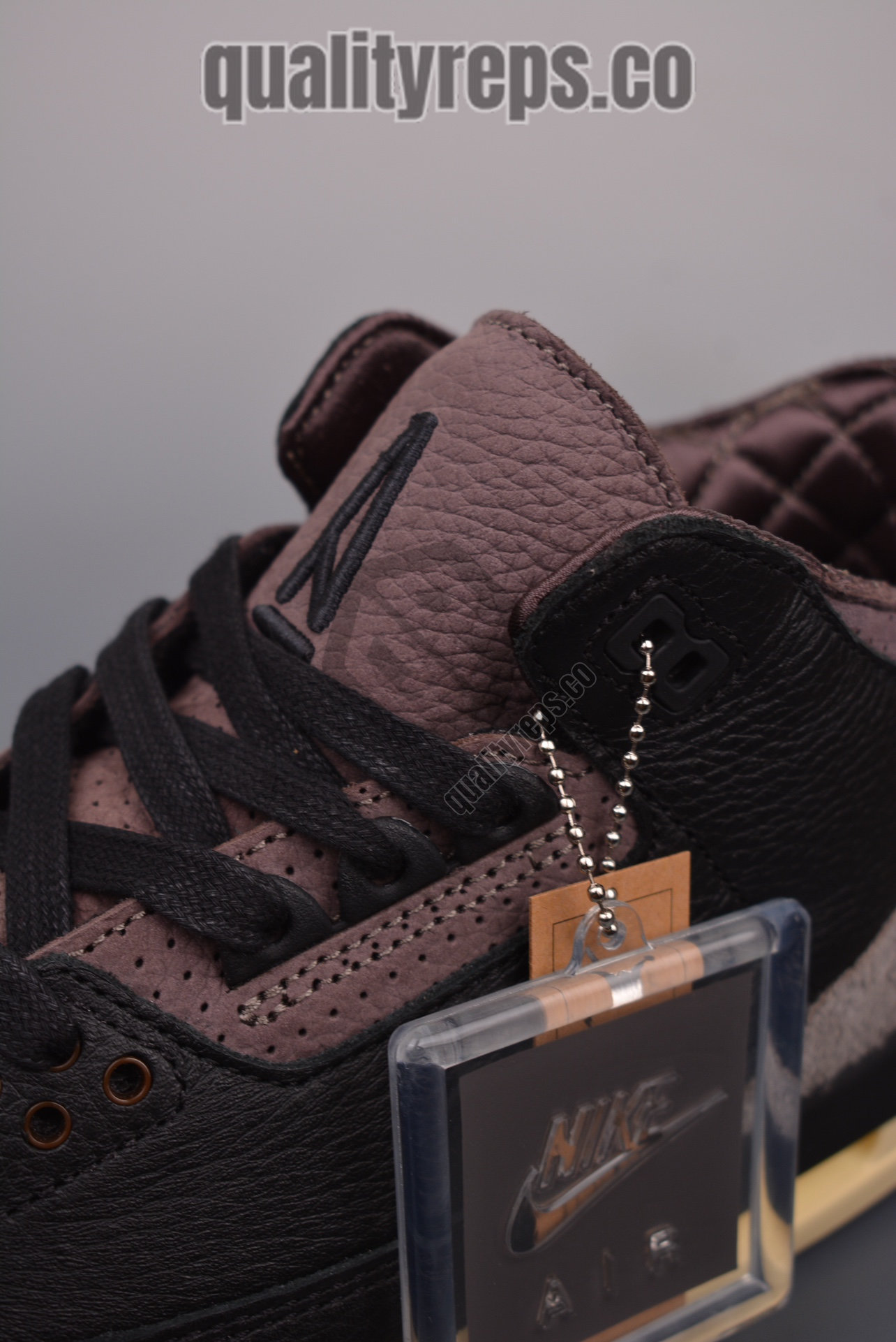 Air Jordan 3 Retro OG SP A Ma Maniére Black Violet Ore Quality Reps 8