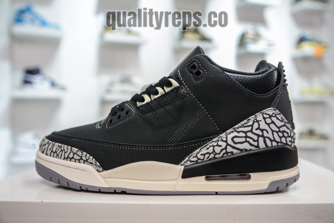 Air Jordan 3 Retro Off Noir Quality Reps 2