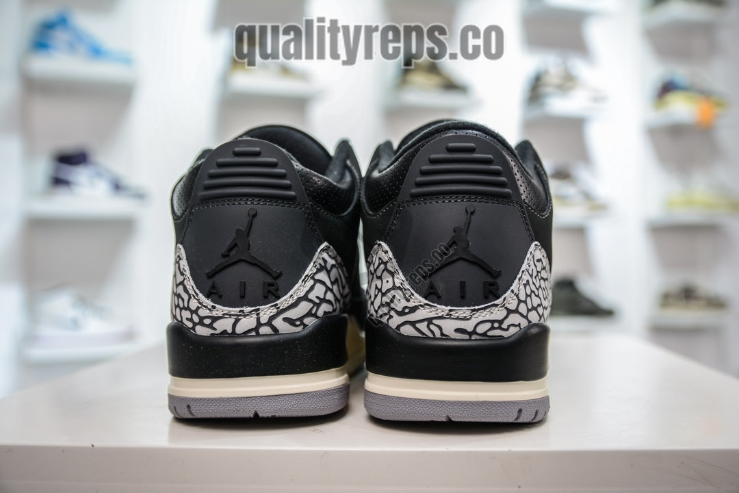 Air Jordan 3 Retro Off Noir Quality Reps 3