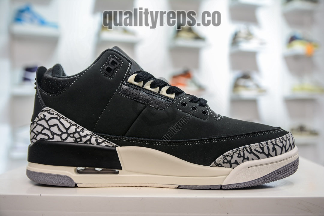 Air Jordan 3 Retro Off Noir Quality Reps 4
