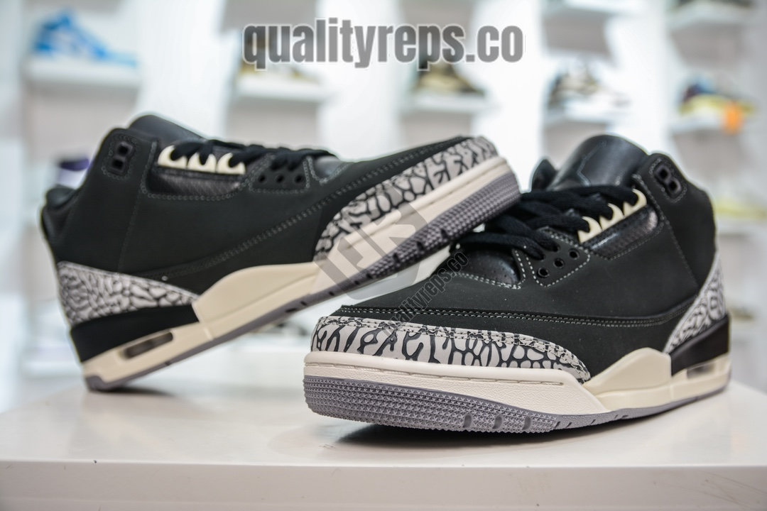 Air Jordan 3 Retro Off Noir Quality Reps 5
