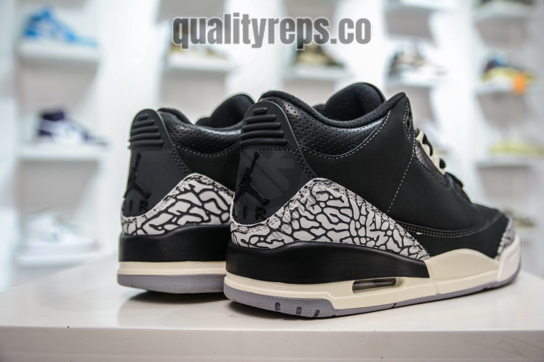 Air Jordan 3 Retro Off Noir Quality Reps 7