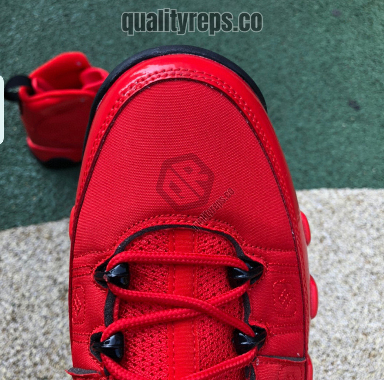 Air Jordan 9 BG 'Chile Red' Quality Reps 4