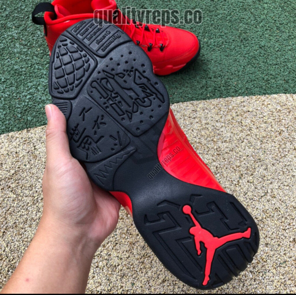 Air Jordan 9 BG 'Chile Red' Quality Reps 5