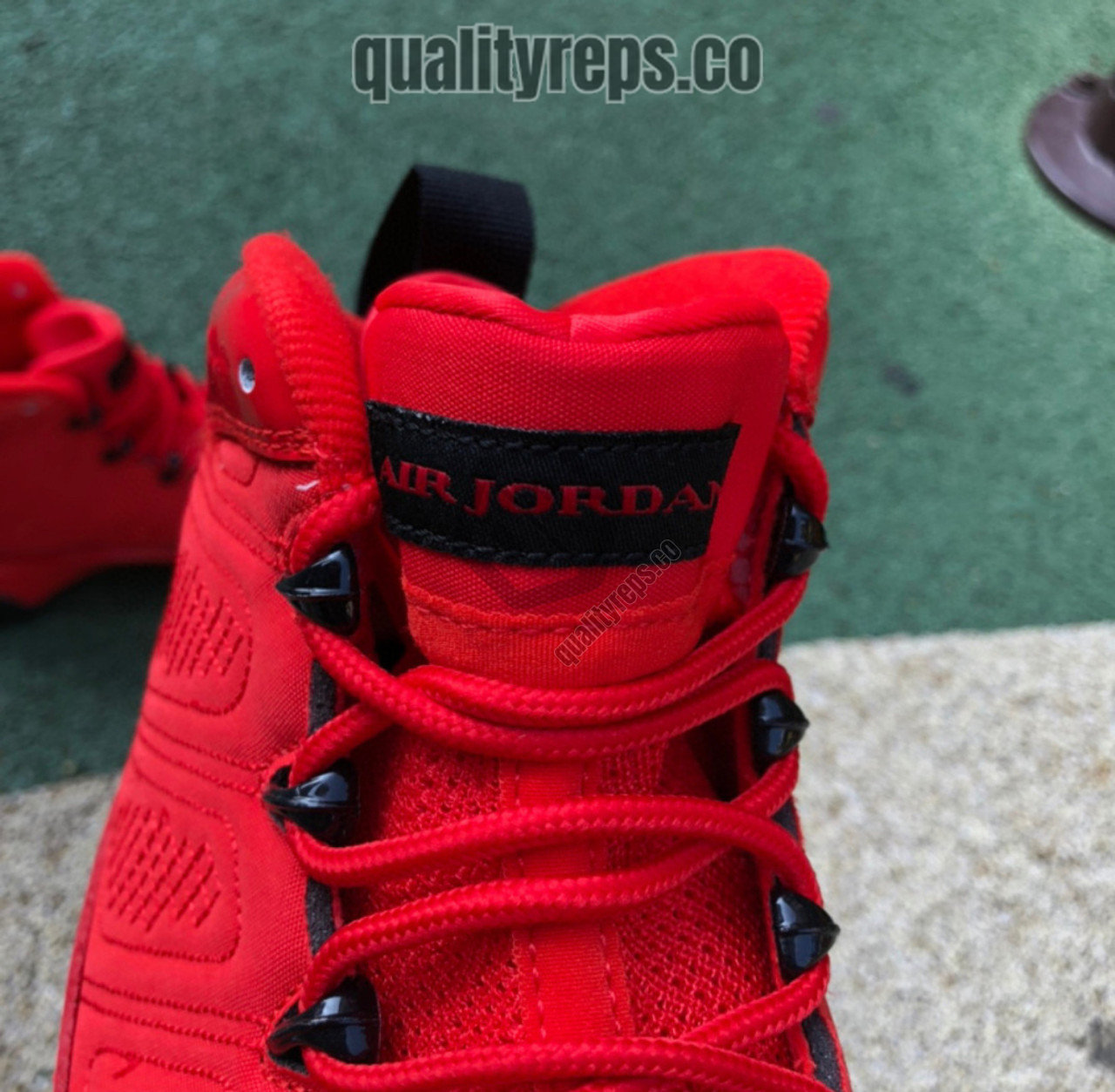 Air Jordan 9 BG 'Chile Red' Quality Reps 7