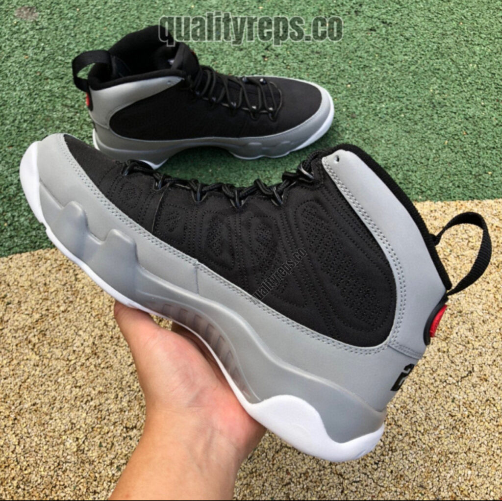 Air Jordan 9 Retro GS 'Particle Grey' Quality Reps 3