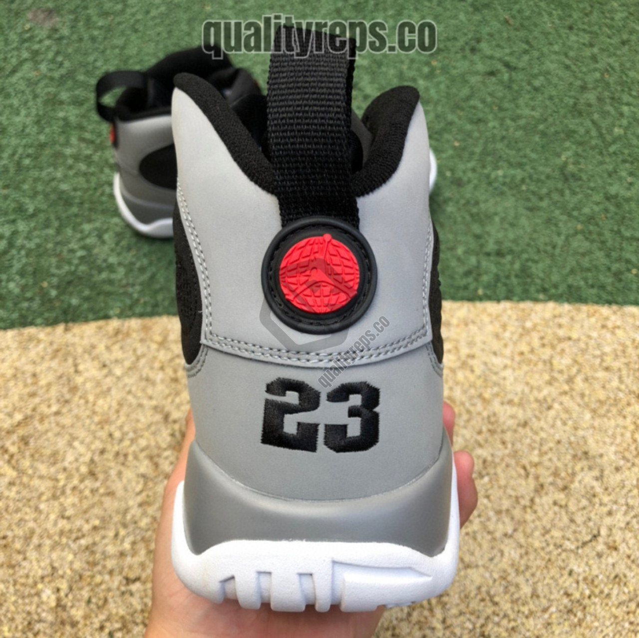 Air Jordan 9 Retro GS 'Particle Grey' Quality Reps 5