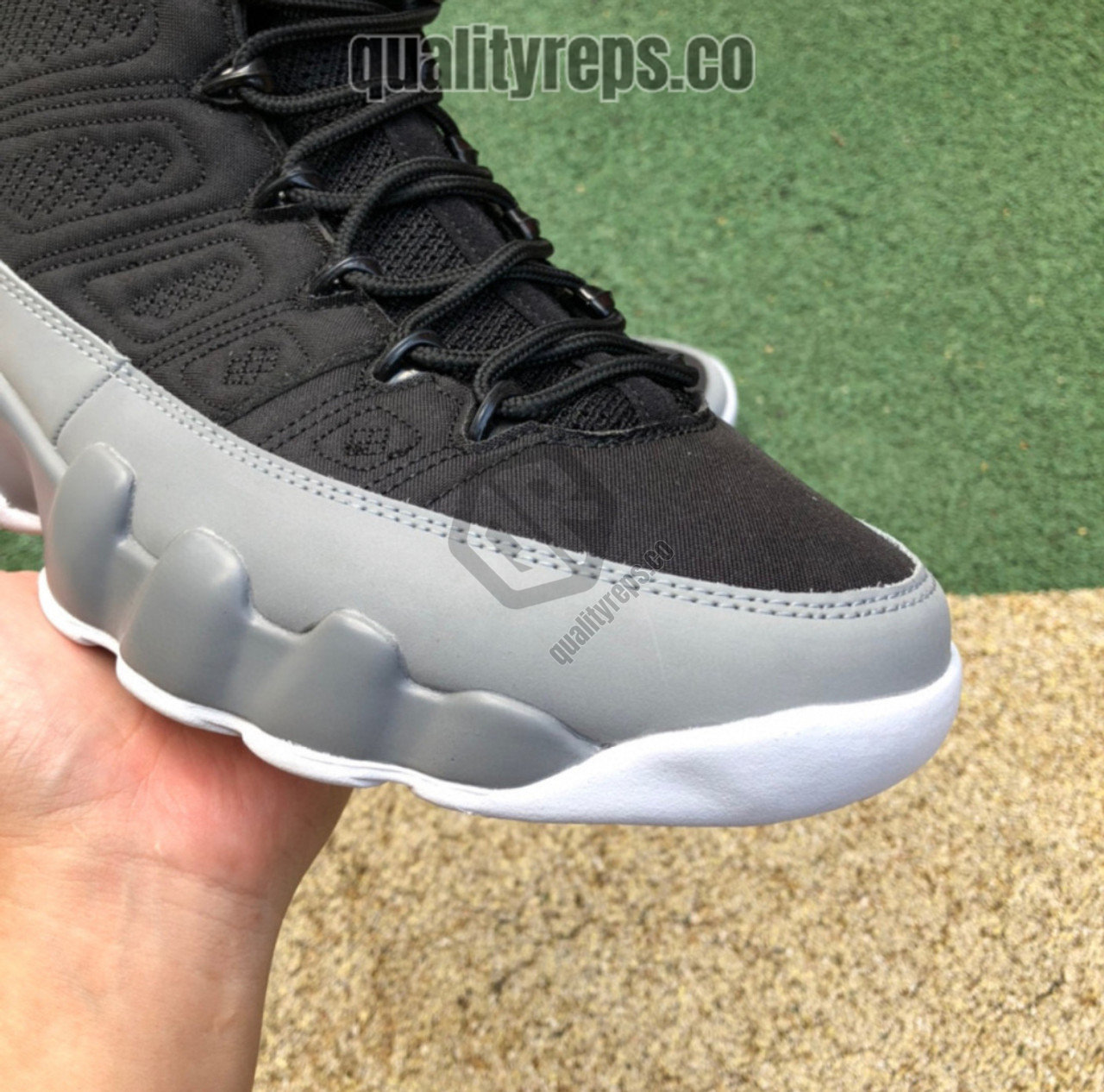 Air Jordan 9 Retro GS 'Particle Grey' Quality Reps 6
