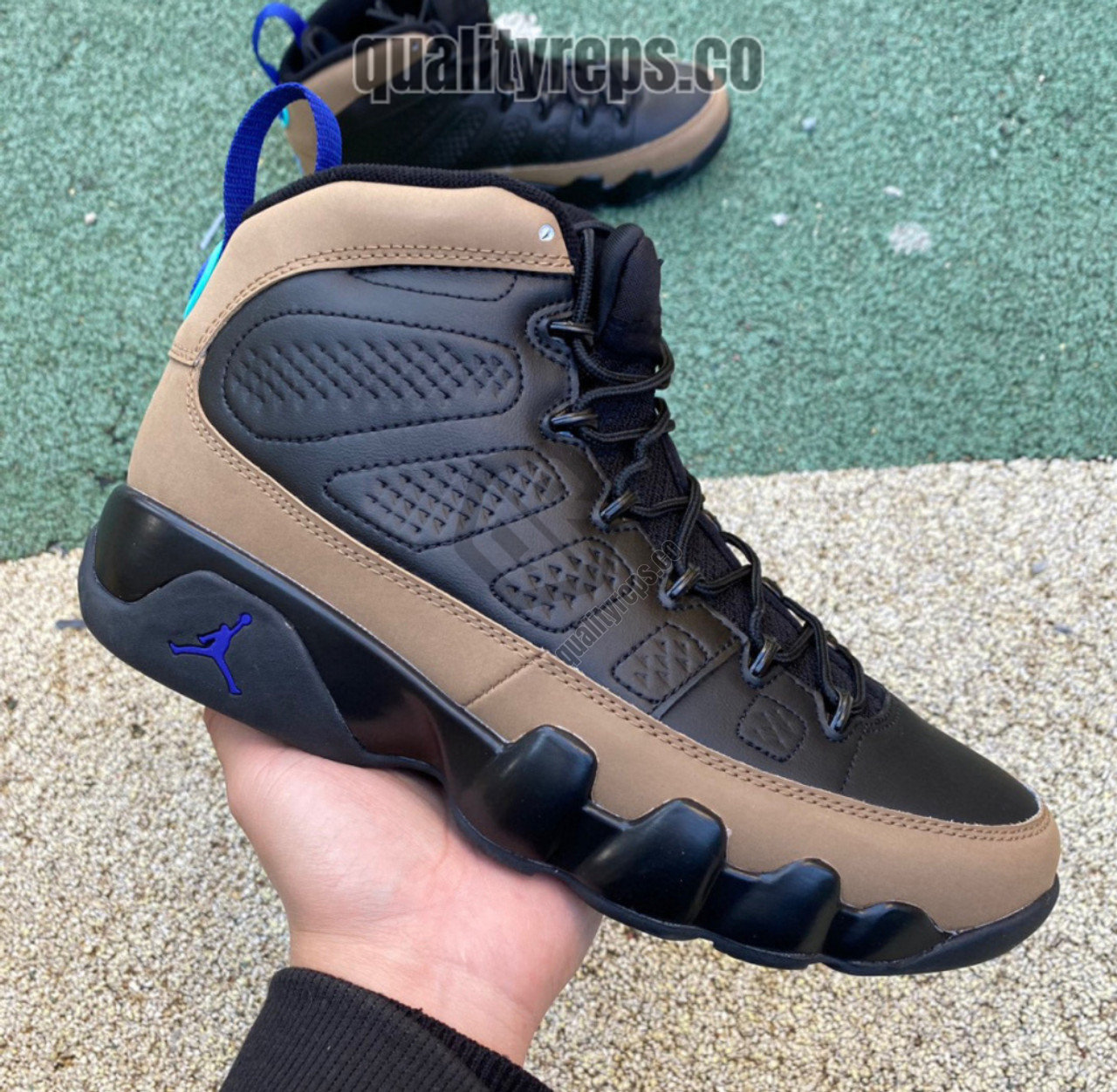Air Jordan 9 Retro Olive Concord Quality Reps 2